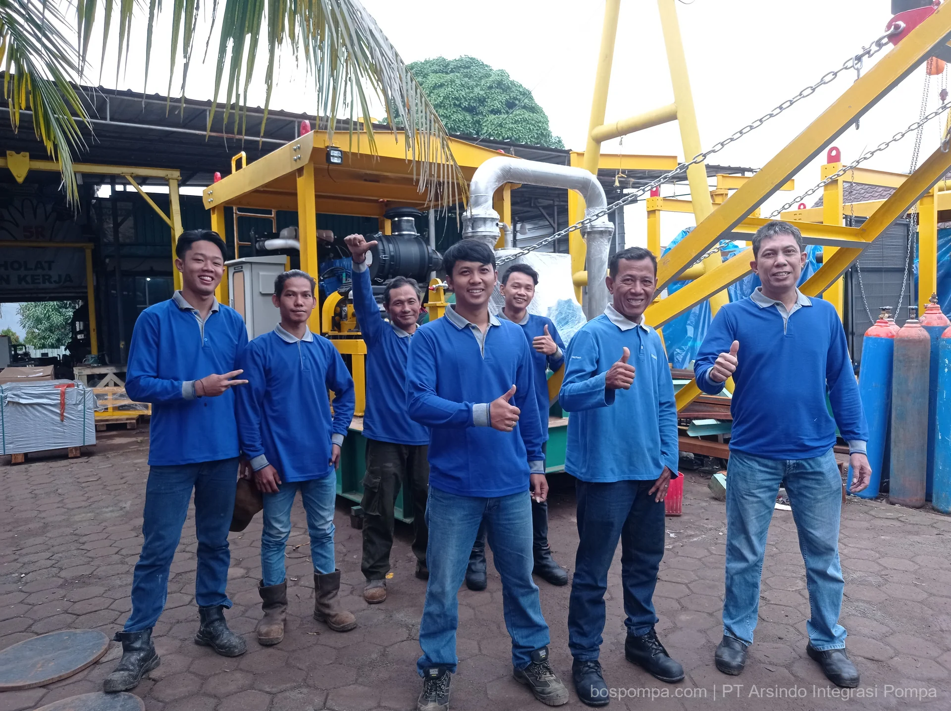 Proyek pompa industri